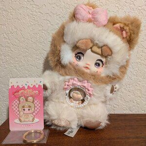 Nommi TOP TOY Milk Biscuits 9" Plush Doll w/ Mini Figure & Accessories